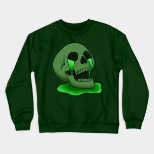 Skull Fountain (Toxic Waste/Green) Crewneck Sweatshirt